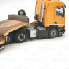 WM055 - Scania XT 6x4 MCOS lowloader 3-axle Giallo - effetto sporcatura /1:50 IMCmodels