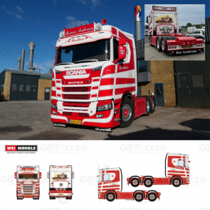 WSI01-5016 - Scania CS20N 6x2 Per Andersen /1:50 WSImodels