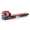 WSI01-4930 - Scania CR20H 6x2 flatbed 4axle Rygaard /1:50 WSImodels