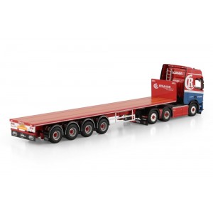 WSI01-4930 - Scania CR20H 6x2 flatbed 4axle Rygaard /1:50 WSImodels