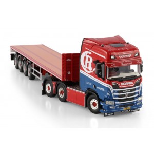 WSI01-4930 - Scania CR20H 6x2 flatbed 4axle Rygaard /1:50 WSImodels