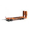 98033/01 - SCHWARZMÜLLER rimorchio 4assi con rampe Arancione /1:50 Conrad
