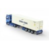 88908 - Scania NGS540 4x2 40ft reefer container P.Visser /1:50 Tekno