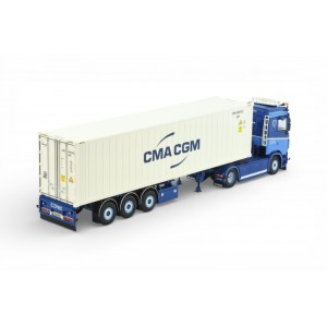 88908 - Scania NGS540 4x2 40ft reefer container P.Visser /1:50 Tekno