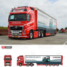 WSI01-5133 - Volvo FH5 Globetrotter XL 6x2 ribassato con centina 4assi e rampe Kloster A/S  /1:50 WSImodels