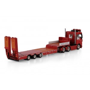 WSI01-4986 - Volvo FH Aero sleeper 6x2 lowloader con rampe Hardeman van Harten /1:50 WSImodels