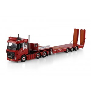WSI01-4986 - Volvo FH Aero sleeper 6x2 lowloader w/ramps Hardeman