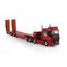 WSI01-4986 - Volvo FH Aero sleeper 6x2 lowloader con rampe Hardeman van Harten /1:50 WSImodels