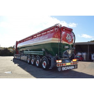 88947 - Scania NGS 6x2 silos trailer 4assi Henrik Hansen /1:50 Tekno