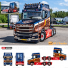 WSI01-5205 - Scania Vlastuin Torpedo S Highline 6x2 Allan & Jesper /1:50 WSImodels