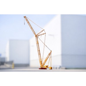 32-0235 - Demag CC2800-1 gru cingolata tralicciata WIESBAUER /1:50 IMCmodels