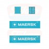 91017 - 40ft container A.P. Moller-Maersk A/S /1:50 Tekno