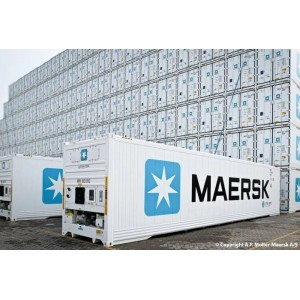 91018 - 40ft reefer container A.P. Moller-Maersk A/S /1:50 Tekno