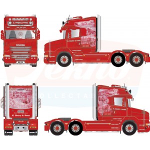 90722 - Scania Torpedo Highline 6x2 Drury /1:50 Tekno