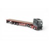 89577 - Scania R-serie Topline 6x2 flat-trailer 3axle Holridge /1:50 Tekno