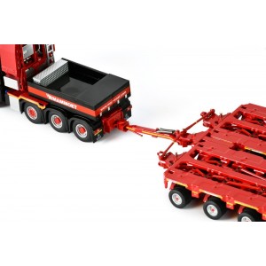 [410338] MAMMOET MB Arocs 8x4 72axle line K25 + turntables /1:50 IMCmodels