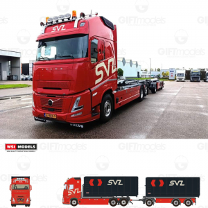 WSI01-5288 - Volvo FH Aero Globetrotter XL 6x2 autotreno scarrabile SVZ /1:50 WSImodels