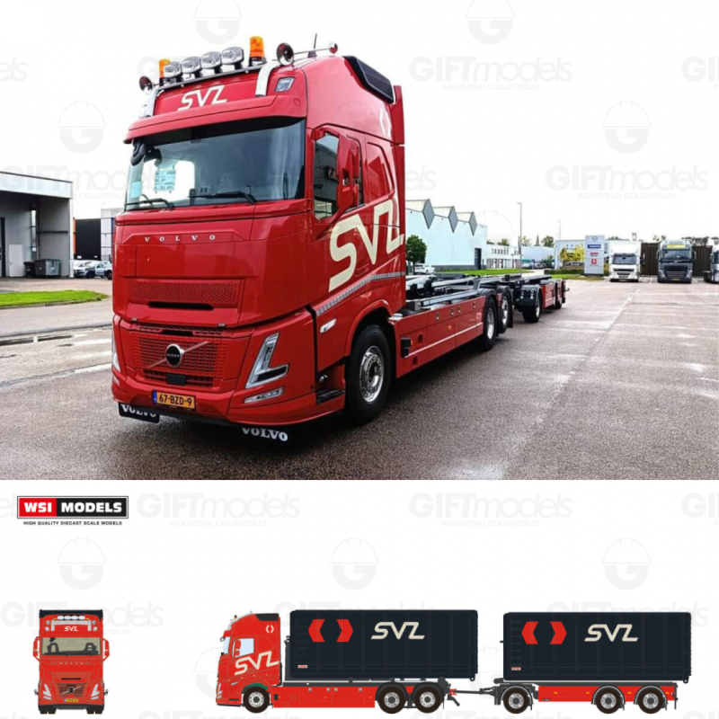 WSI01-5288 - Volvo FH Aero Globetrotter XL 6x2 autotreno scarrabile SVZ /1:50 WSImodels