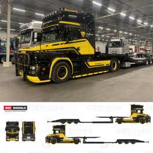 WSI01-5198 - Scania Torpedo Topline 4x2 car-truck transporter Versteijnen Trucks /1:50 WSImodels