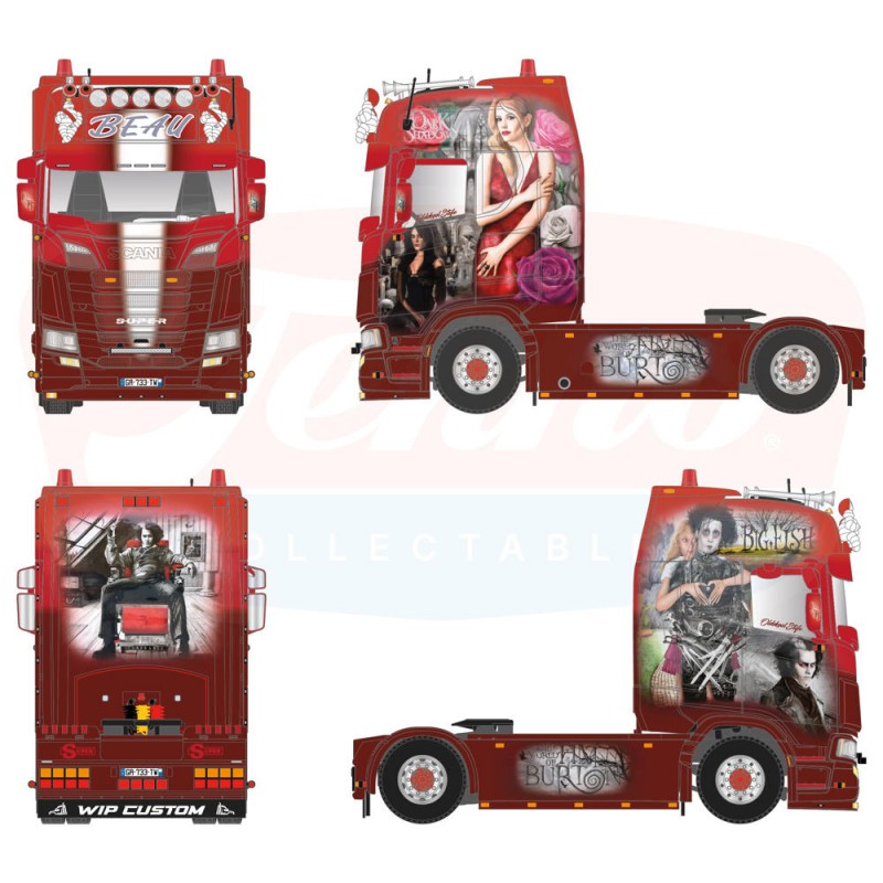 89427 - Scania NGS Highline 4x2 Beau - Tim Burton /1:50 Tekno