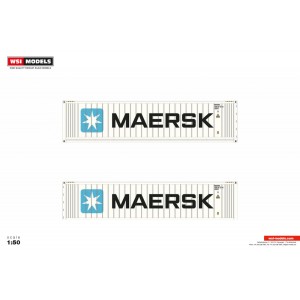 WSI04-2262 - Maersk reefer container 40ft Star Cool /1:50 WSImodels