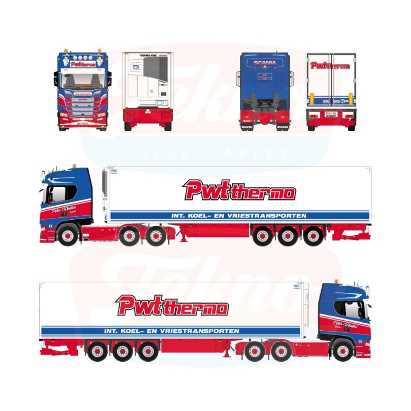 89905 - Scania NGS Higline 6x2 frigo Peter Wouters /1:50 Tekno