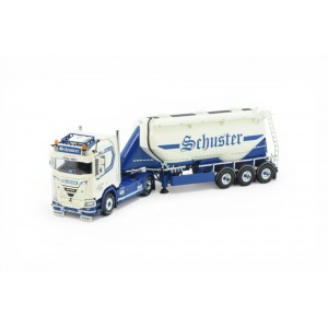 88421 - Scania Next Gen 560R felbinder powder-tank Schuster /1:50 Tekno