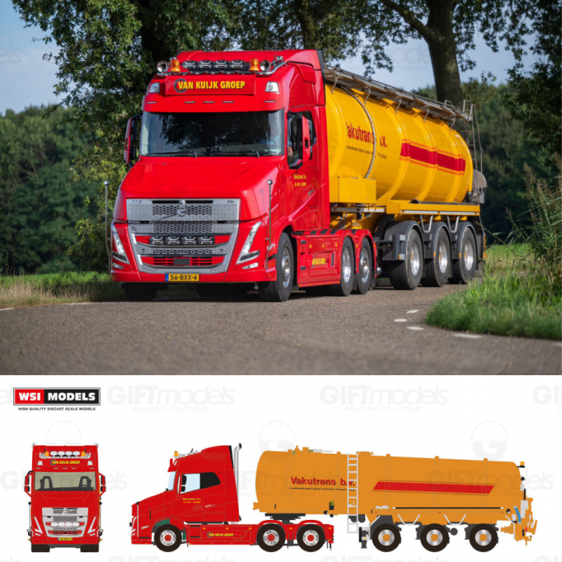 WSI01-5202 - Volvo Vlastruin VT5 6x2 cisterna sottovuoto Vakutrans /1:50 WSImodels
