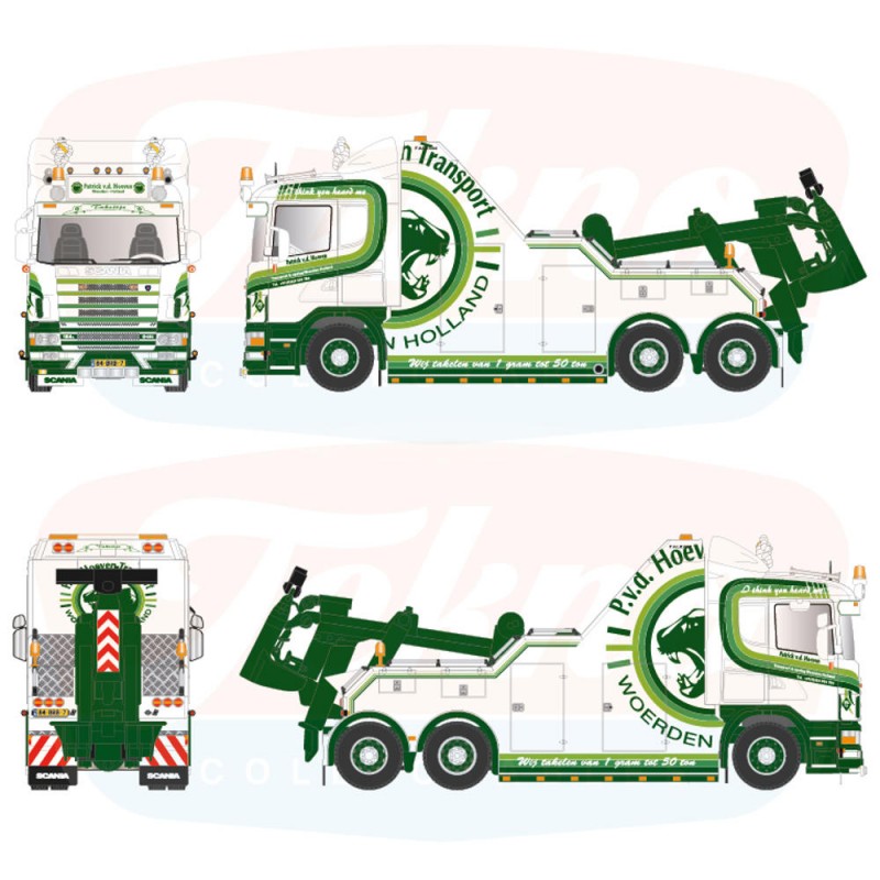 90353 - Scania 164-480 truck-service Patrick van der Hoeven /1:50 Tekno