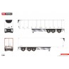 WSI03-2055 - refeer trailer 3axle Bussbygg /1:50 WSImodels