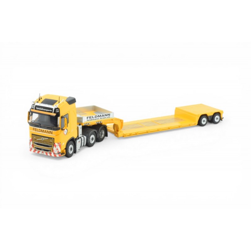 89610 - Volvo FH05 Globetrotter 6x2 2axle lowbed Feldmann /1:50 Tekno