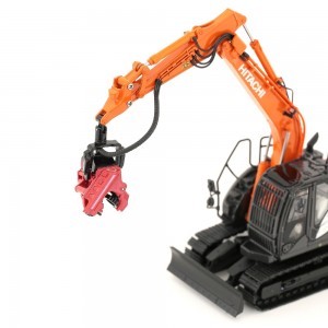 ZX135US-6F - Hitachi Zaxis ZX135US-6 escavatore cingolato forestale con processore /1:50 Replicars
