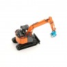 ZX135US-6FP - Hitachi Zaxis ZX135US-6 escavatore cingolato forestale con pinza per legname /1:50 Replicars