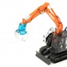 ZX135US-6FP - Hitachi Zaxis ZX135US-6 escavatore cingolato forestale con pinza per legname /1:50 Replicars