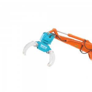 ZX135US-6FP - Hitachi Zaxis ZX135US-6 escavatore cingolato forestale con pinza per legname /1:50 Replicars