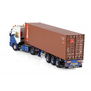 WSI01-4973 - Scania serie3 Streamline 4x2 flexcontainer 40ft. Wilbert Kuipers /1:50 WSImodels