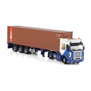 WSI01-4973 - Scania serie3 Streamline 4x2 flexcontainer 40ft. Wilbert Kuipers /1:50 WSImodels
