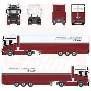 90891 - Scania NGS Highline 4x2 frigo Sarantos /1:50 Tekno