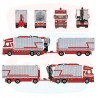 90578 - DAF XF combi G&J van Leeuwen /1:50 Tekno