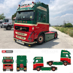 WSI01-5261- Volvo FH5 Globetrotter XL 4x2 Piscaglia /1:50 WSImodels