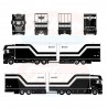 90340 - Scania R Streamline Topline autotreno biga Beghetto /1:50 Tekno