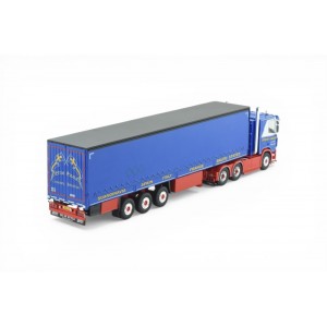 87544 - Scania NG-660R 6x2 curtainside Steve Swain /1:50 Tekno
