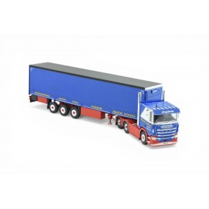 87544 - Scania NG-660R 6x2 curtainside Steve Swain /1:50 Tekno