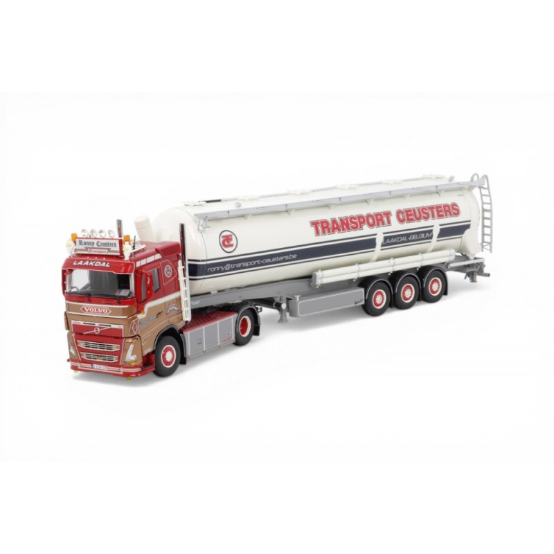 88130 - Volvo FH05 4x2 silo-trailer Ronny Ceusters /1:50 Tekno