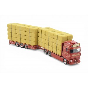 88850 - Renault T High combi trasporto fieno Philip Judge /1:50 Tekno