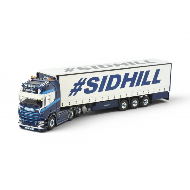 88103 - Scania NGR Highline 6x2 curtainside Sid Hill /1:50 Tekno