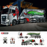 WSI01-5181 - MAN TGX GX 4x2 bulk-tank trailer Denkinger /1:50 WSImodels