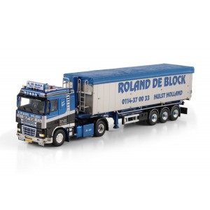 WSI01-4736 - DAF 95XF SC 4x2 volume trailer Roland de Block /1:50 WSImodels