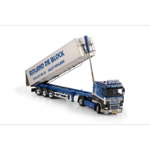 WSI01-4736 - DAF 95XF SC 4x2 volume trailer Roland de Block /1:50 WSImodels
