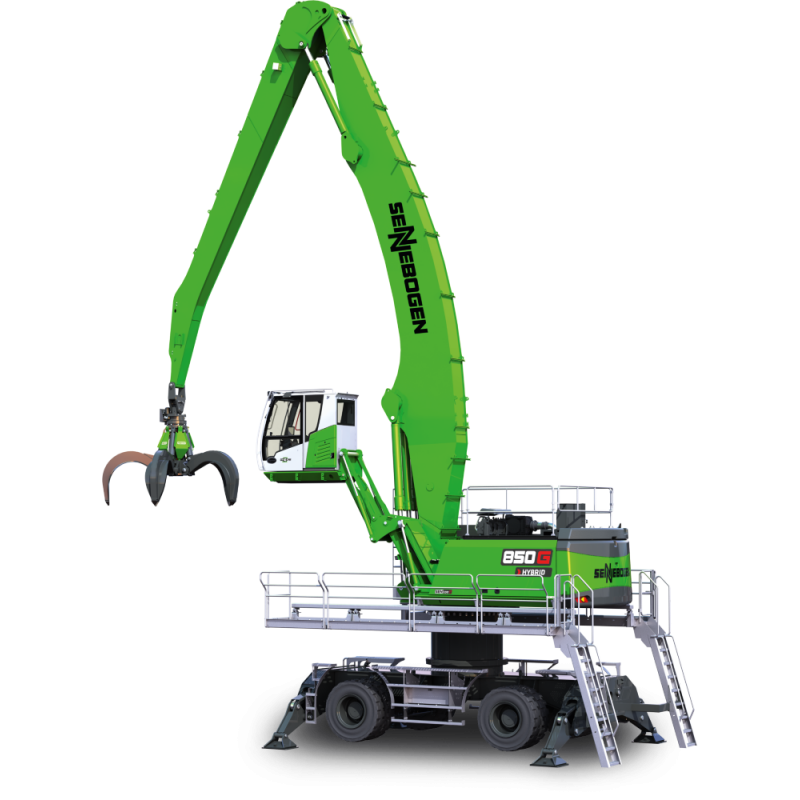 2239/0 Sennebogen 850G movimentatore materiali con ragno con pilone / 1:50 Conrad